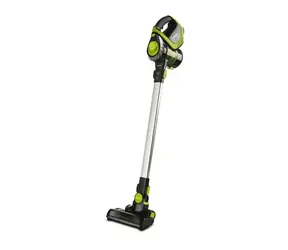 Polti Forzaspira Slim SR110 schwarz-grün / Akku-Stabstaubsauger / 21,9V / 0,5 l / 2 Geschwindigkeiten / beutellos / bis zu 50 Minuten