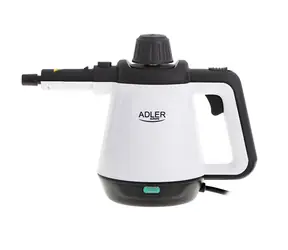 Adler AD 7038 weiß / Dampfreiniger / 1500W / 13 Zubehörteile / 450 ml 