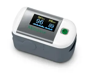Medisana PM 100 silber-weiß / Pulsoximeter / OLED-Display / 2 x AAA / spO2 + Pulsmessung