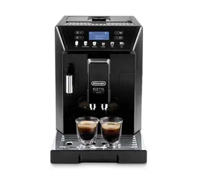 DeLonghi ECAM 46.860B schwarz / Kaffeevollautomat / 1450W / 15 bar / 2 L / automatischer Milchaufschäumer