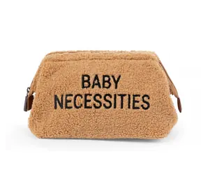 Childhome Baby Necessities Teddy Beige / Kulturbeutel / 27 x 13 x 15 cm