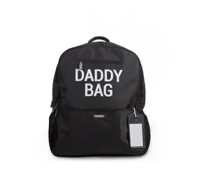 Childhome Wickelrucksack Daddy Bag Schwarz / 40 x 20 x 47 cm