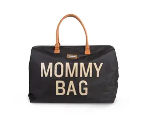 Childhome Wickeltasche Mommy Bag Black Gold / 55 x 30 x 40 cm / Tragkraft 5 kg