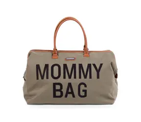 Childhome Wickeltasche Mommy Bag Canvas Khaki / 55 x 30 x 40 cm / Tragkraft 5 kg