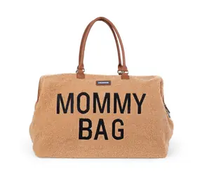 Childhome Wickeltasche Mommy Bag Teddy Beige / 55 x 30 x 40 cm / Tragkraft 5 kg