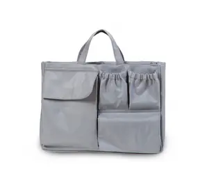 Childhome Wickeltaschen-Organizer Grau / 31 x 22,5 x 8,8 cm 
