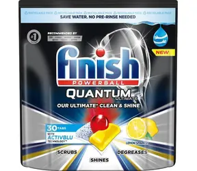 FINISH Quantum Ultimate 30 Stück Lemon / Geschirrspültabs 
