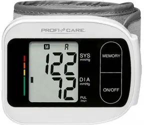 ProfiCare BMG 3018 / Handgelenk-Blutdruckmessgerät / Vollautomatisch / Arrhythmie-Erkennung / 2x AAA