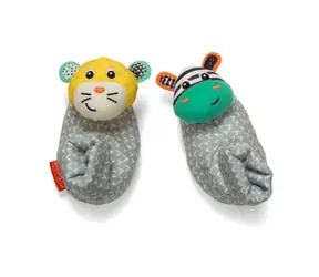 Infantino ZEBRA & Tiger Rassel für Beine / ab Geburt