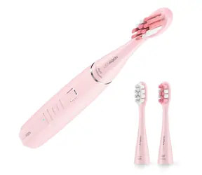 Niceboy ION Sonic pink / Elektrische Zahnbürste / 75.000 Vibrationen / 4 Modi / Timer / IPX7 / 3x Köpfe
