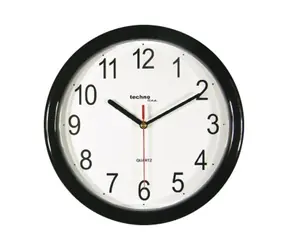TechnoLine WT 600 schwarz / Wanduhr