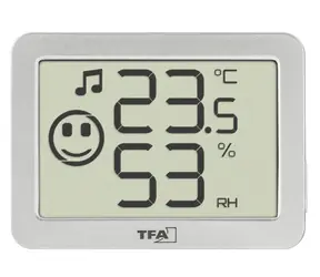 TFA 30.5055.02 - Digitales Thermometer mit Hygrometer - weiß (Blister)