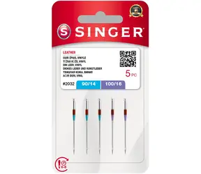 Singer 2044S - 80/12 & 90/14 5 Stück / Nadeln / für Leder