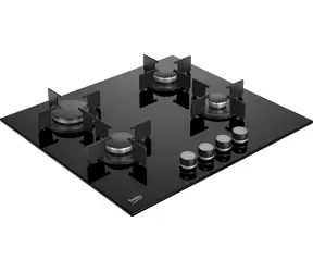 Beko HILG64220S schwarz / Gaskochfeld / 4 Platten 