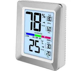 TechnoLine WS 9460 grau / Temperatur / Luftfeuchtigkeit / 2x AAA