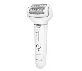 Panasonic ES-EY31-W503 weiß / Epilierer / 2 Aufsätze / 60 Pinzetten / 30 Min. Betrieb
