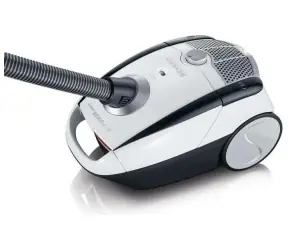 Severin BC 7035, weiß / Staubsauger mit Beutel / 750 W / 2 l / 79 dB / HEPA