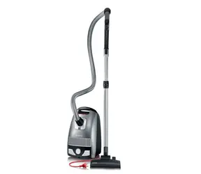 Severin BC 7045 grauer Staubsauger mit Beutel / 750 W / 3 l / 72 dB / HEPA