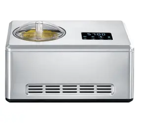 Severin EZ 7405 silber / Eismaschine mit Kompressor / 2 l / Kühlfunktion