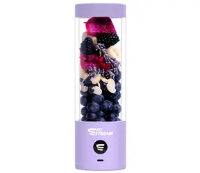 FitStream Pro Lila / Tragbarer Mixer / 7,4 W / 0,38 l / 2000 mAh Akku