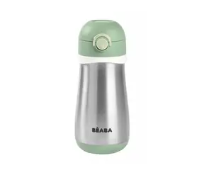 Beaba Thermosbecher aus Edelstahl, 350 ml, Sage
