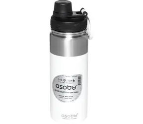 Asobu Alpine Flask Bottle Weiß 0,53 L / Thermosflasche / kalt bis zu 24 Stunden / heiß bis zu 12 Stunden