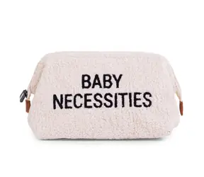 Childhome Kulturbeutel Baby Necessities Teddy Off White / 27 x 13 x 15 cm