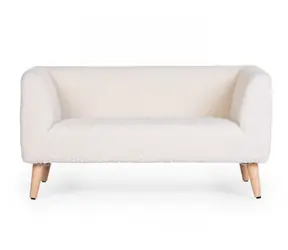 Childhome Kindersofa Teddy Off White / 88 x 44 x 45 cm / ab 3 Jahren