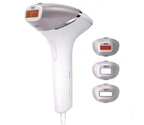 Philips Lumea Prestige BRI947/00 weiß / IPL-Epilierer / Anzahl Blitze: 450.000 / 4 Aufsätze