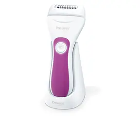 BEURER HL 76 weiß / Epilierer & Rasierer für Damen / 2 Geschwindigkeitsstufen / LED-Licht / 3 Aufsätze