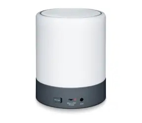 BEURER WL 50 grau / Radiowecker / 3 Lichtintensitätseinstellungen / Bluetooth / AUX