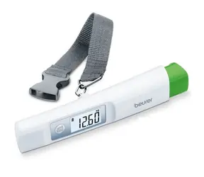 BEURER LS 20 weiß / Gepäckwaage / Tragkraft 50 kg / Betrieb ohne Batterien
