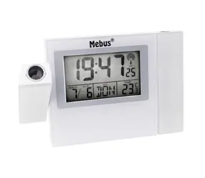 Mebus 42421 - Funkwecker mit zwei Projektoren