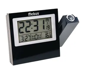 Mebus 42424 - Funkwecker mit Projektor 