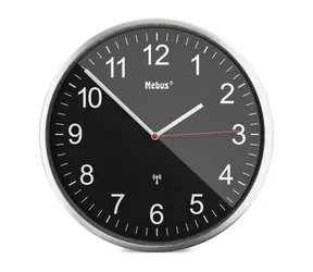 Mebus 19578 - Funkwanduhr / 30 cm / 1x AA