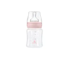 KikkaBoo Babyflasche 120 ml 0 Monate+ Hippo Dreams Pink