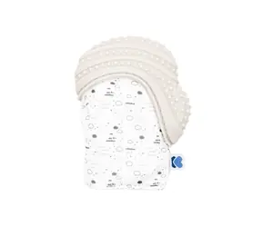 KikkaBoo Silikonhandschuh Savanna Grey / ab Geburt