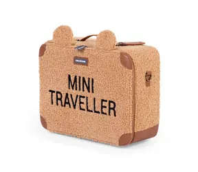 Childhome Kinderreisekoffer Teddy Beige / 40 x 30 x 15 cm