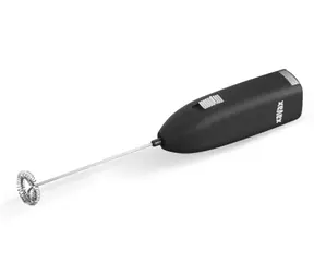 Xavax Barista Batteriebetriebener manueller Milchaufschäumer Schwarz