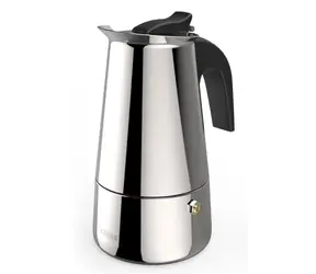 Xavax Barista Mokkakanne für 4 Kaffeetassen 200 ml / Edelstahl