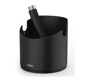 Xavax Barista Kaffeeklopfer / geräuschlos / Edelstahl / mattschwarz