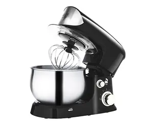 Adler AD 4226b schwarz / Küchenmaschine / 1200W / 3 l / 6 Geschwindigkeiten