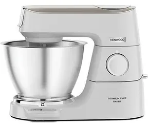 Kenwood Titanium Chef Baker KVC65.001WH / Küchenmaschine / 1200 W / 5L / integrierte Waage / Weiß
