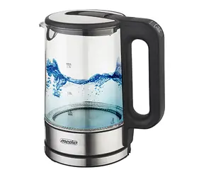 Mesko MS 1301b schwarz / Instant-Glaskessel / 1850 W / 1,7 L / Temperatur 60 - 100 °C