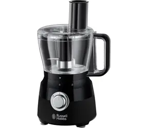 Russell Hobbs 24732-56 Küchenmaschine schwarz / Küchenmaschine / 600 W / 2 Behälter 2,5 l + 1,5 l / 2 Geschwindigkeiten
