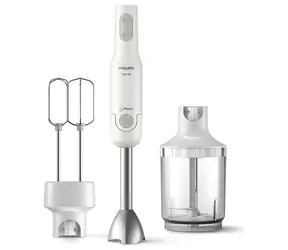 Philips HR2546/00 weiß / Stabmixer / 700 W / 1 Geschwindigkeit / XL-Zerkleinerer / Schneebesen