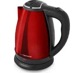 Esperanza EKK113R rot / Schnellkochtopf / 1800 W / 1,8 L / Edelstahl und Kunststoff 