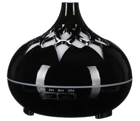 SIXTOL Palm schwarz glänzend / Aromadiffusor / 500ml / 12 W / Automatische Abschaltung
