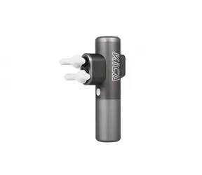 KiCA 3 Massagepistole grau / 2 Massageköpfe / 3 Modi / 3 austauschbare Köpfe / USB-C 