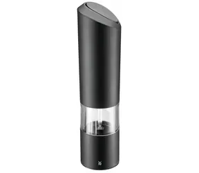 WMF Elektrische Gewürzmühle schwarz / Regulierung der Mahlfeinheit / Keramik / 6x AAA